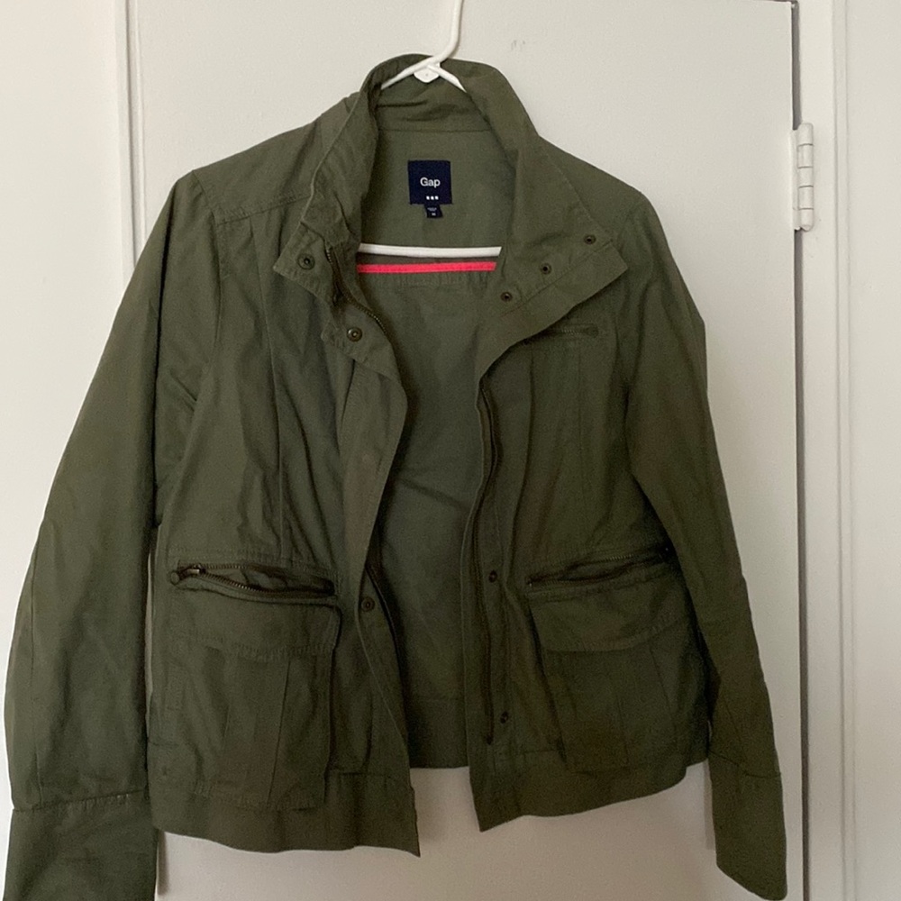 Gap olive utility jacket